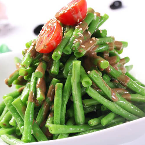 冰镇麻汁豆角