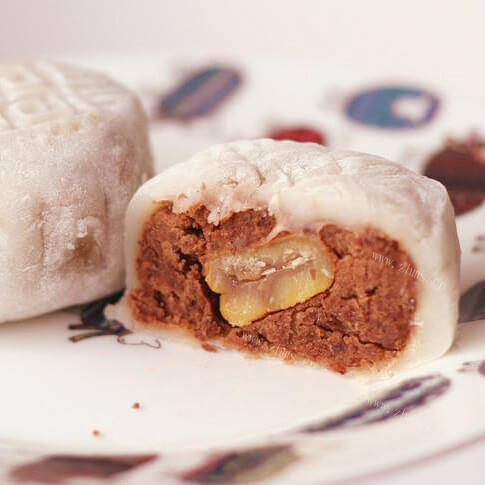 家常板栗馅儿冰皮月饼