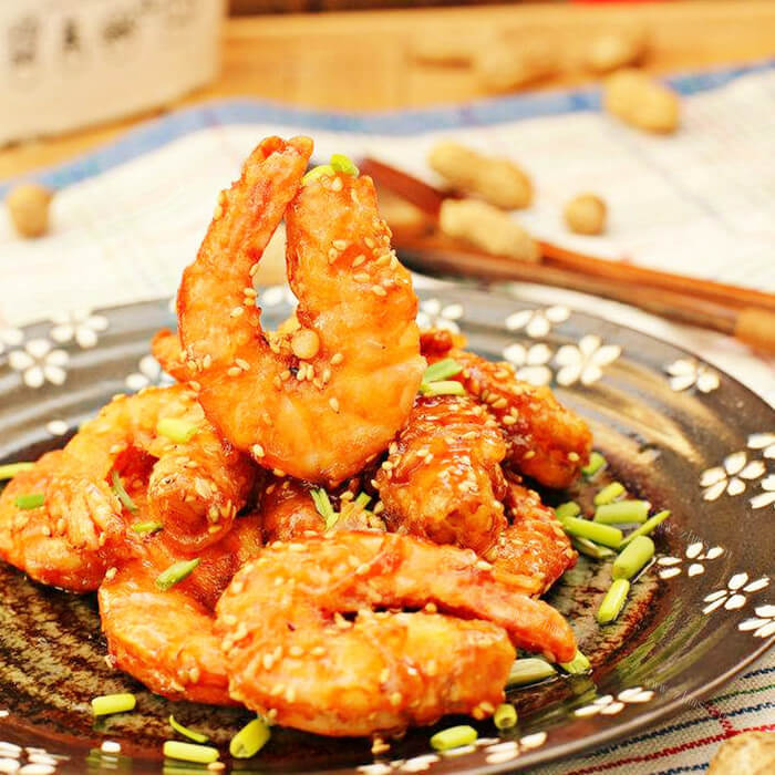 香脆鲜辣脆皮虾