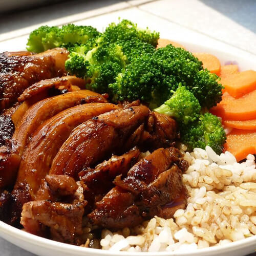 美味的吉野家照烧鸡腿饭