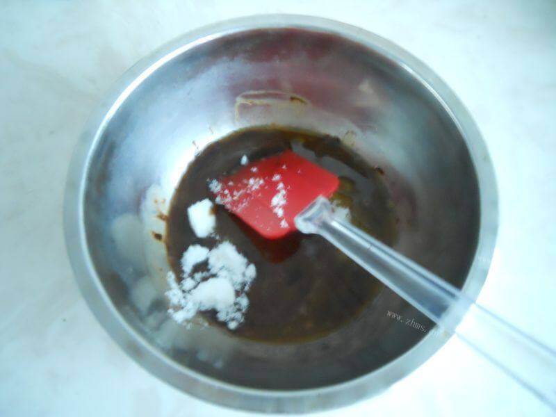 巧克力饼干做法图解4)