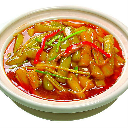 美味的鱼香茄子煲