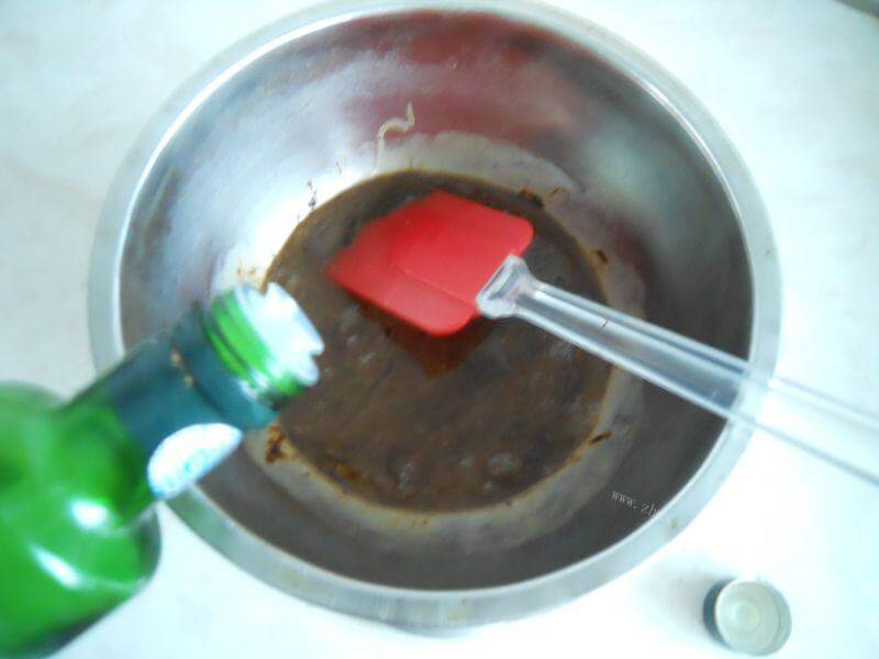 巧克力饼干做法图解3)