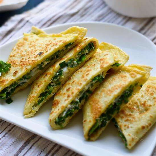 美味可口韮菜鸡蛋盒