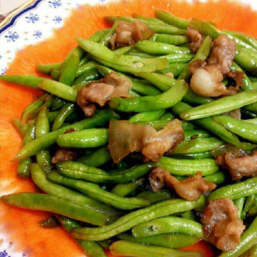 好吃的芸豆炒肉