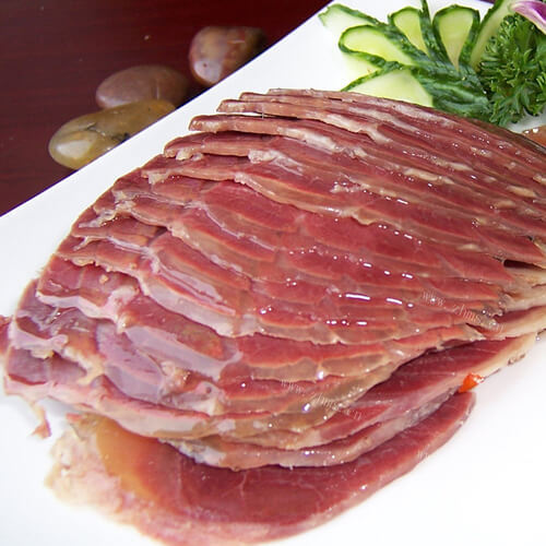 营养冷盘花朵五香牛肉