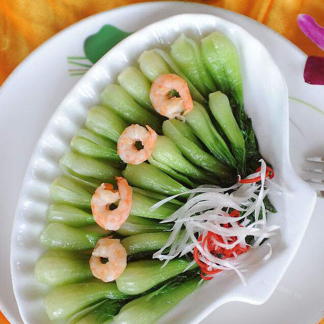 好吃的呛拌小油菜