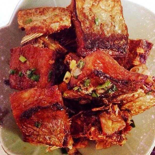家常香煎麻辣五花肉