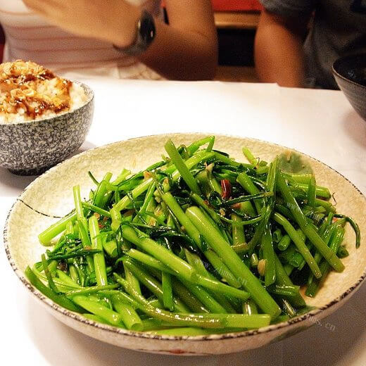 好吃的酱炒空心菜