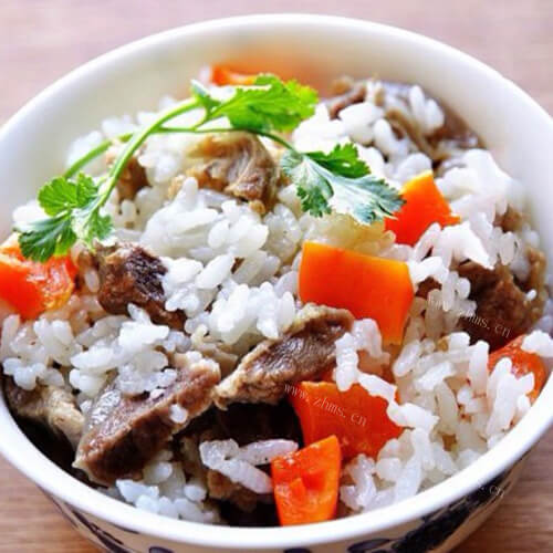 家常萝卜羊肉焖饭
