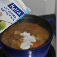 美味咖喱牛腩做法图解6)