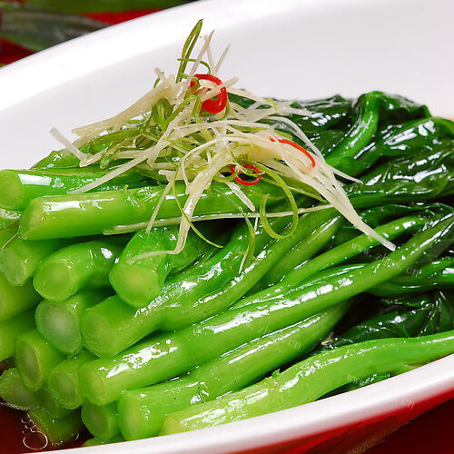 午餐蒜蓉菜心