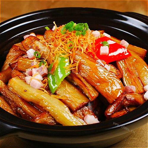 家常鱼香茄子煲