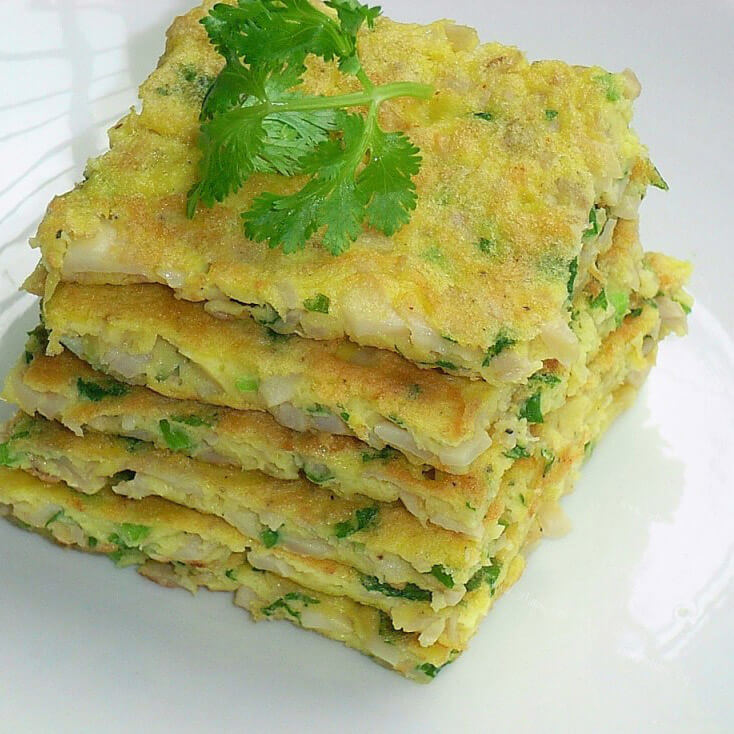 清新葫芦丝鸡蛋饼
