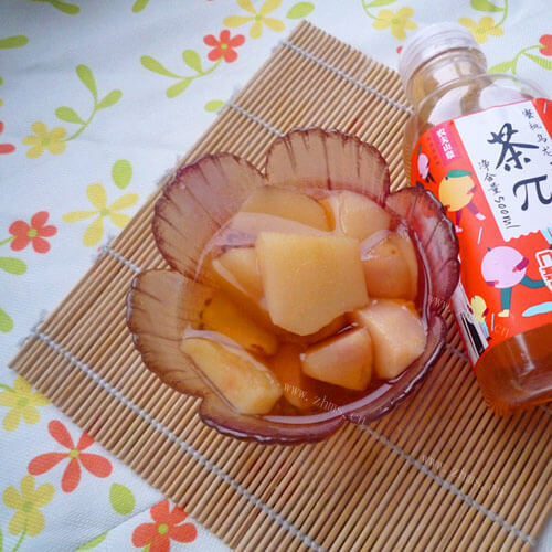 甜蜜自制冰糖蜜桃罐头