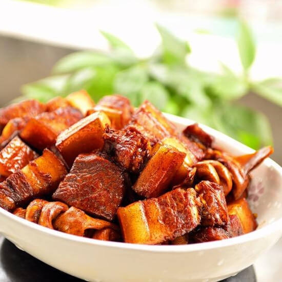 家常百叶烧肉