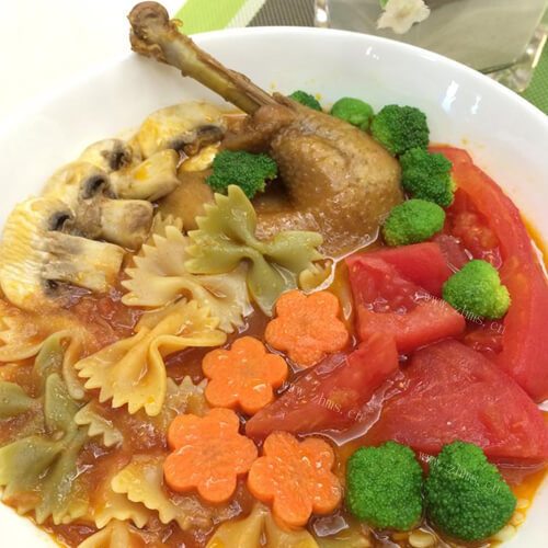 美味十足的茄汁鸡腿肉