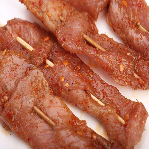 美味的烤里脊肉