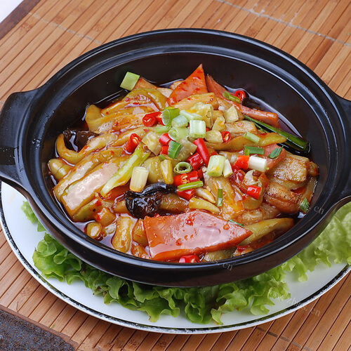 咸鱼茄子煲