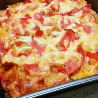 美味火腿香肠脆皮PIZZA