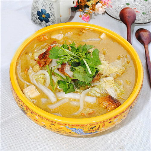 松茸白菜炖粉条