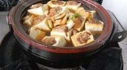 鲜嫩砂锅豆腐酿做法图解3)