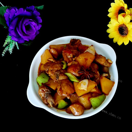 美味的双酱红烧鸡腿块