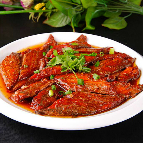美味的家常烧带鱼