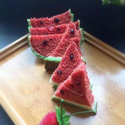 美味西瓜吐司的做法