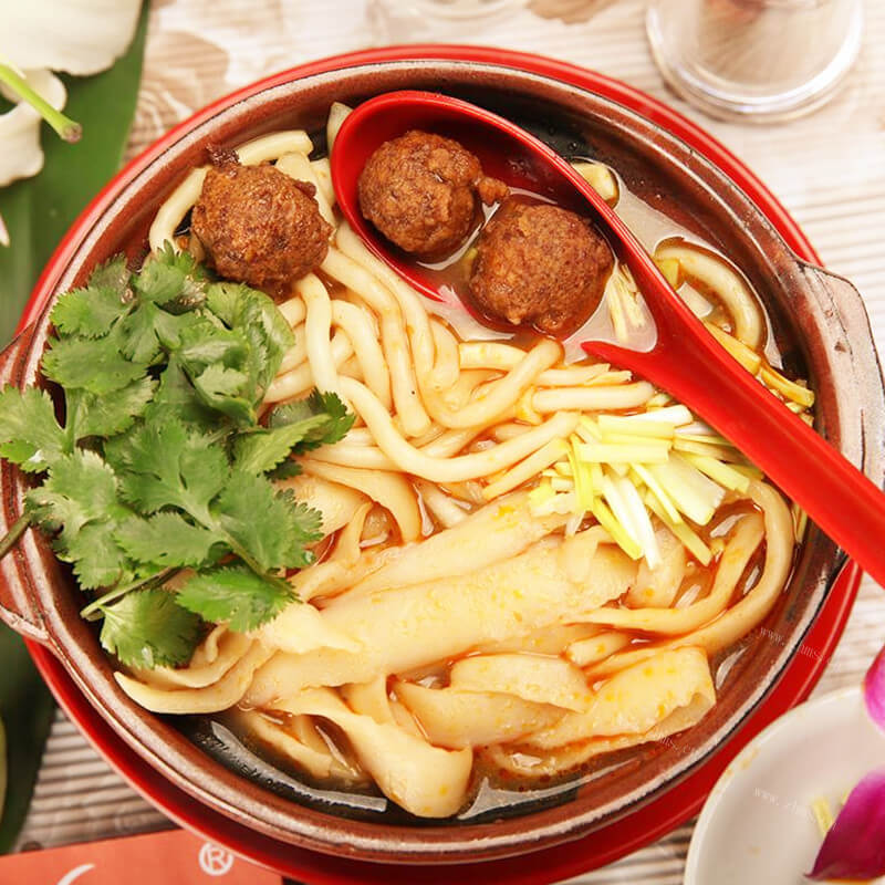 美味的冬季营养土豆粉