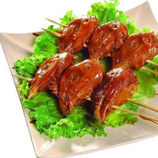 独特美味炸鸡头