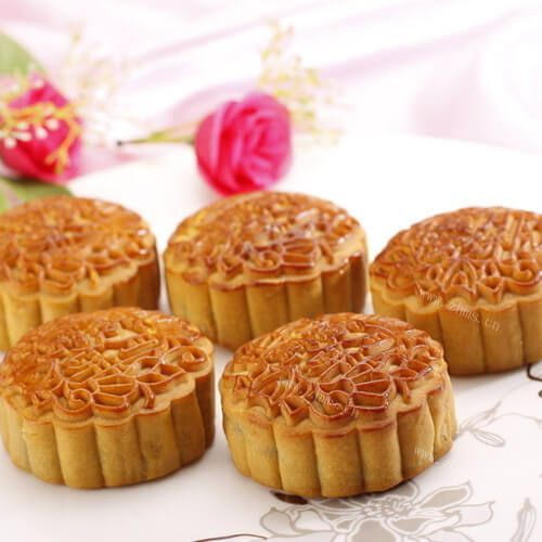 妈妈做的桂花豆沙月饼