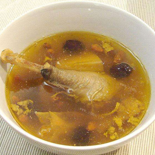 美味莲藕杏鮑菇红枣鸡汤
