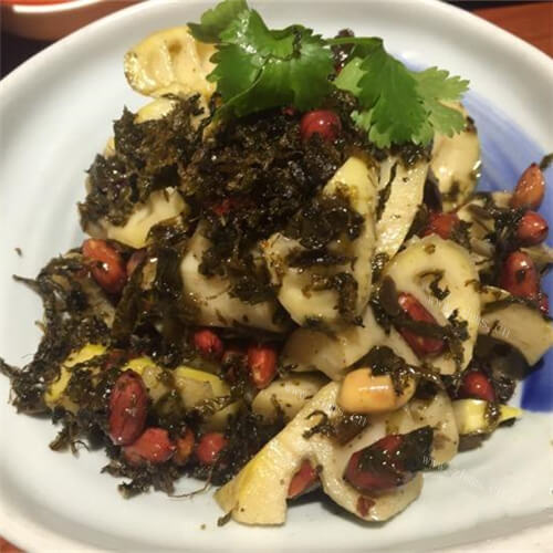 我的竹笋榄菜焖籽乌