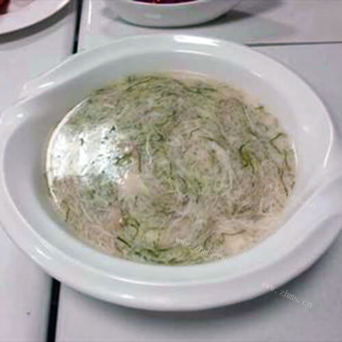 鲜美海带丝蛋花汤