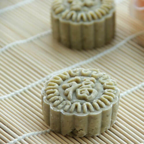 好吃的绿豆沙混糖月饼