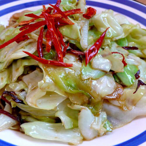 家常炝莲花菜