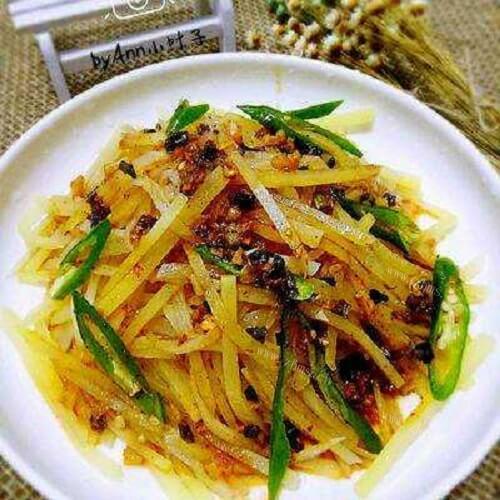 凉拌土豆丝做法图解4)