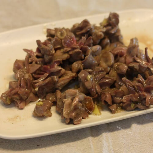 美味的沙姜焗鸡肾