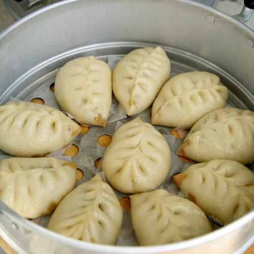 好吃的西葫芦牛肉包子