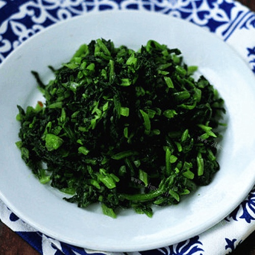 清炒萝卜菜缨子