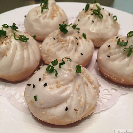 美味的上海正宗生煎包肉嫩皮