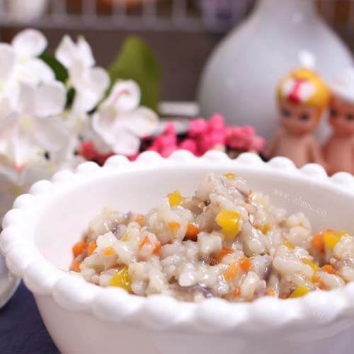 营养鳕鱼胡萝卜烩饭