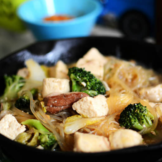 高蛋白牛奶干贝豆腐