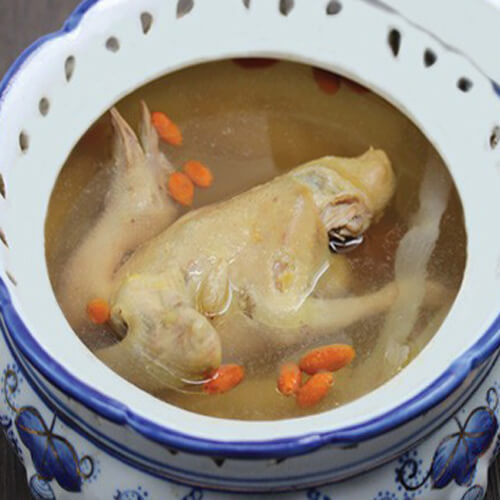 滋补麦冬枸杞白鸽汤
