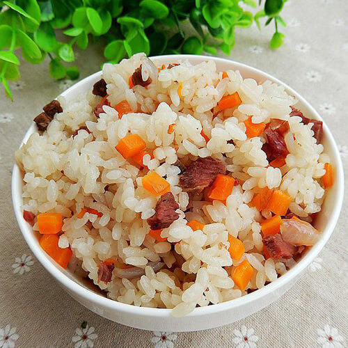美味的双蔬焖饭