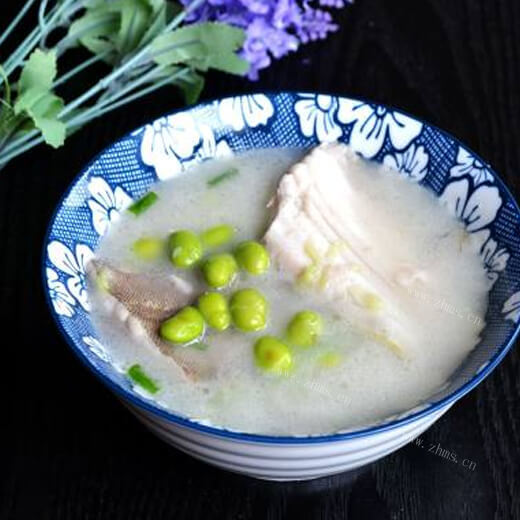 自制龙利鱼毛豆汤