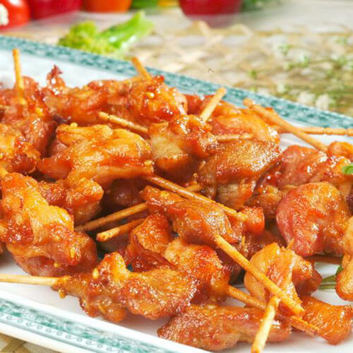 创意牙签肉