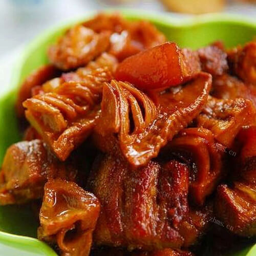 家常的笋干烧肉片