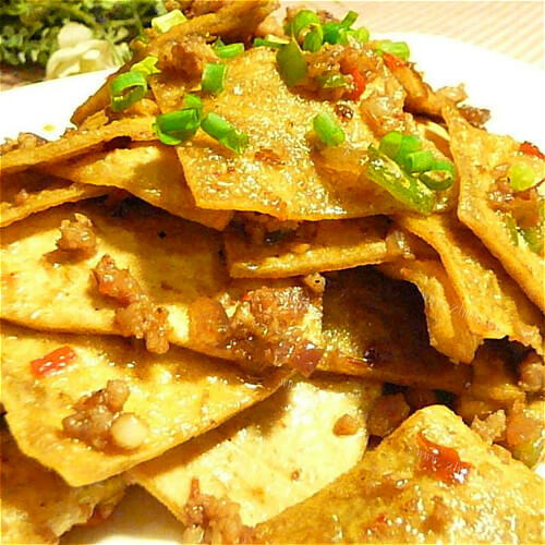 好吃的电烤炉之孜然豆腐 